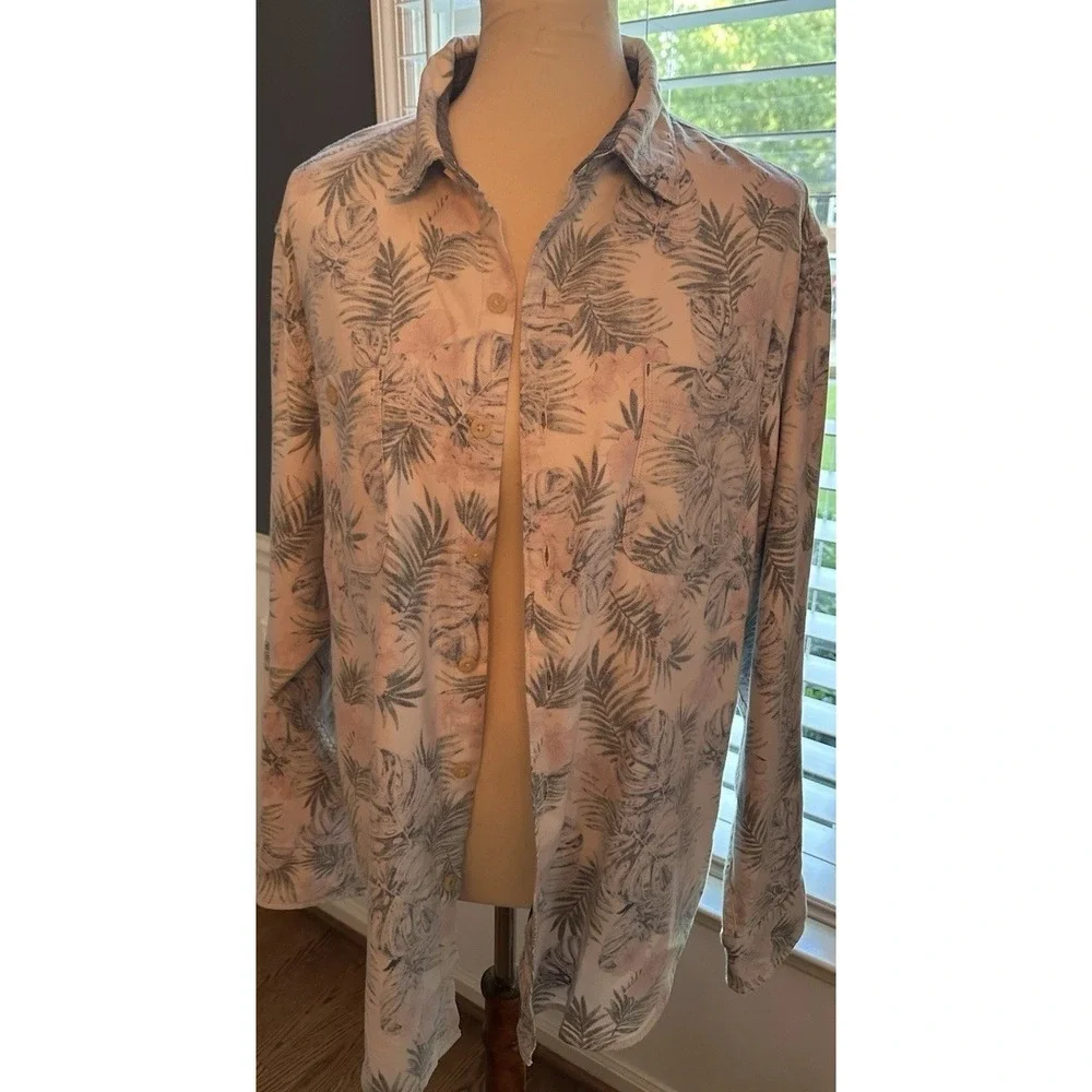 Tommy Bahama Mens Palm Button Up Shirt SZ XL - Picture 10 of 11